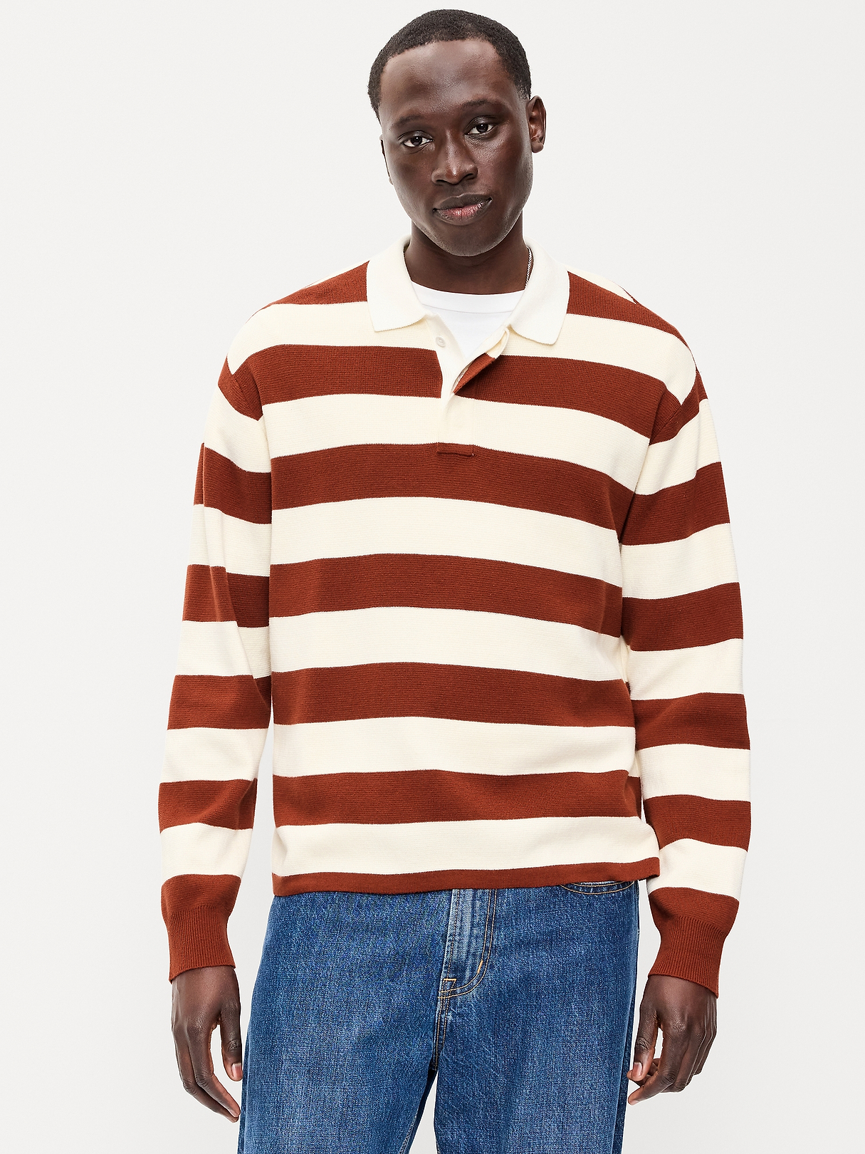 Long-Sleeve Rugby Polo | Old Navy