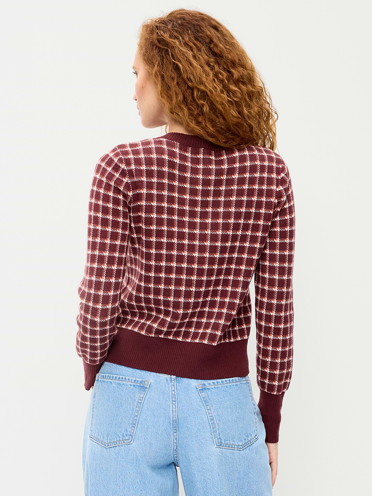 Image number 2 showing, SoSoft Cotton Crew-Neck Cardigan Sweater