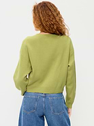 Image number 2 showing, SoSoft Cotton Crew-Neck Cropped Sweater