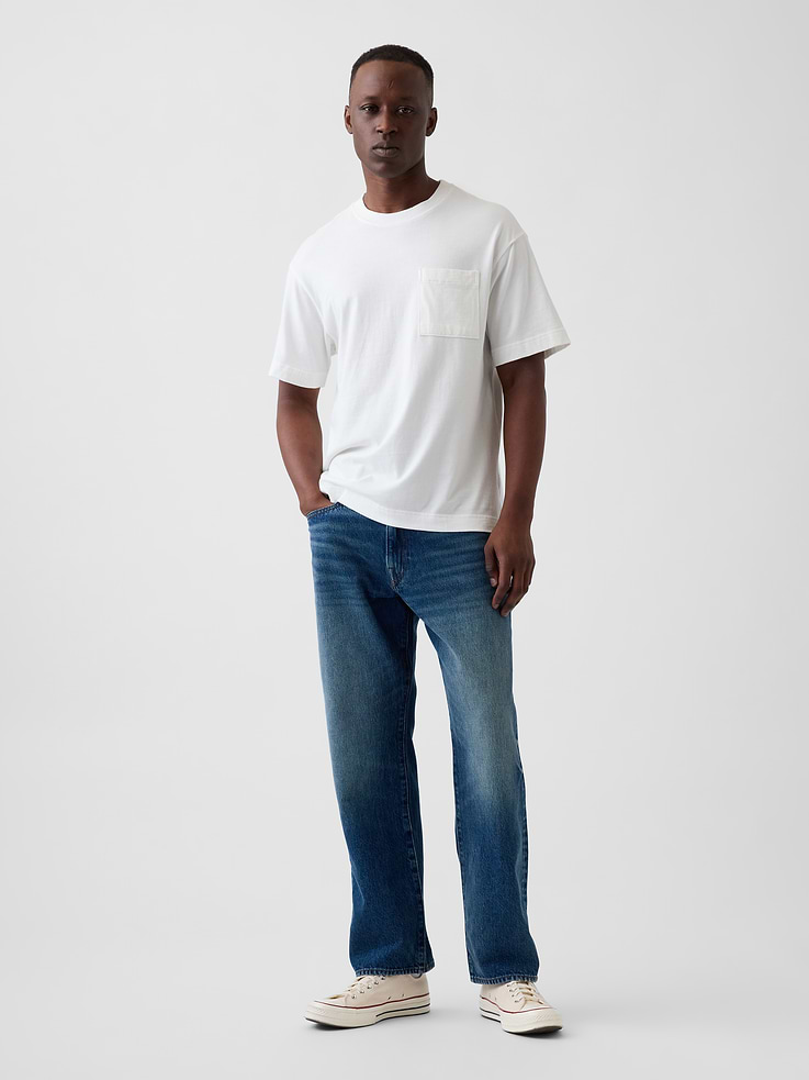 Image number 1 showing, Relaxed Taper Jeans