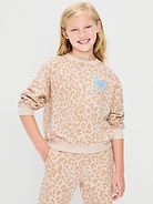 Image number 1 showing, Favorite Fleece Oversized Tunic Sweatshirt for Girls