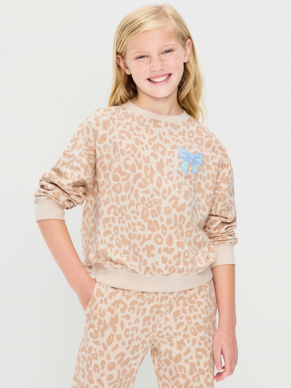 Favorite Fleece Oversized Tunic Sweatshirt for Girls