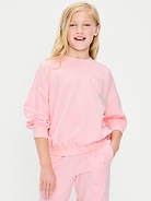 Image number 1 showing, Favorite Fleece Oversized Tunic Sweatshirt for Girls