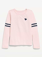 Image 1 of 2, crew neck, long sleeves, graphic at front, Product #906172
