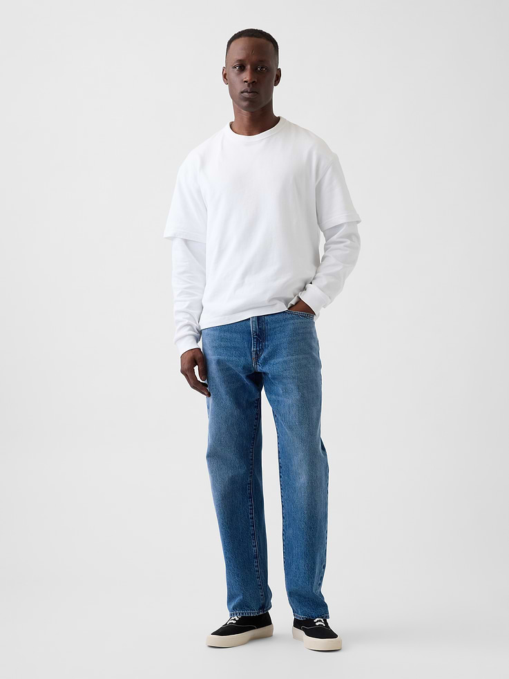 Image number 1 showing, Straight Jeans