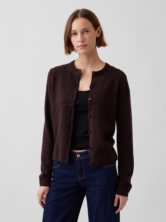 CashSoft Crop Cardigan