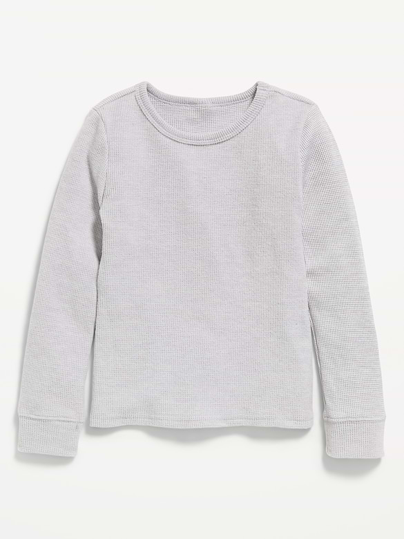 Long-Sleeve CozePlush Fitted Top  for Girls