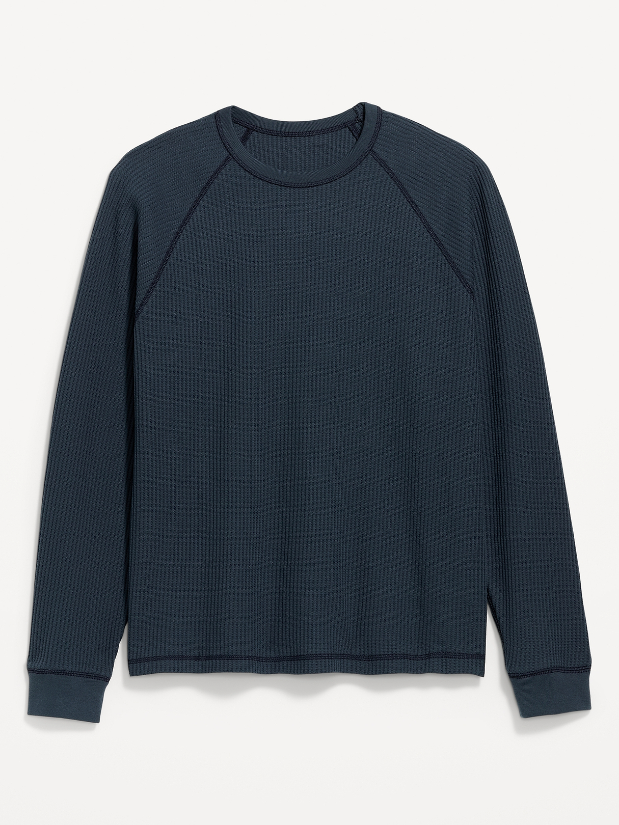 Long-Sleeve Waffle Knit T-Shirt | Old Navy