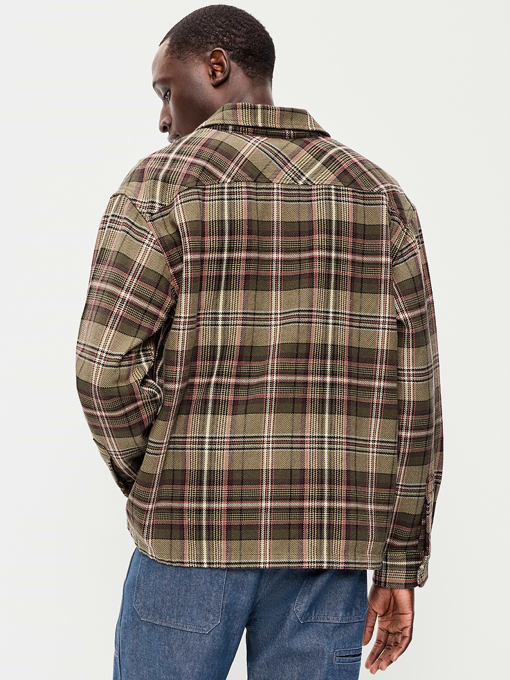 Image number 2 showing, Long-Sleeve Heavyweight Plaid Flannel Pocket Shirt