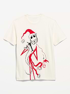 Image 1 of 2, rib-knit crew neck, short sleeves, licensed graphic, ©Disney, Product #909959