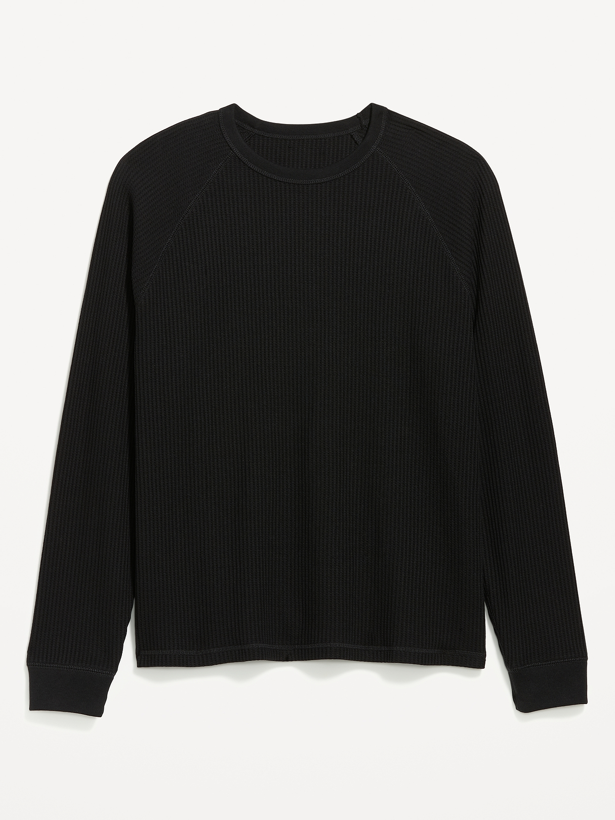 ウェア Knit Mesh Cool Long Tee (black) Long-Sleeve Waffle Knit T-Shirt | Old Navy