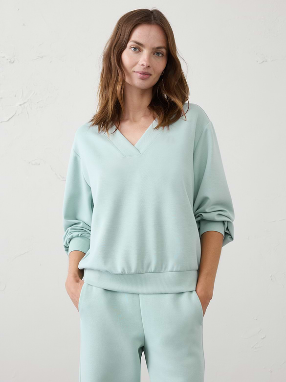 Soft Touch V-Neck Sweatshirt