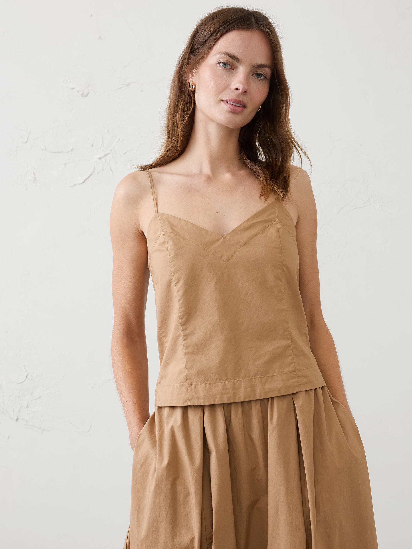 Image number 6 showing, Pleated Swing Cropped Top