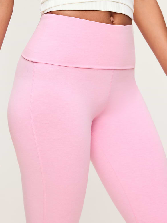 High-Waisted PowerChill Fold-Over Bootcut Leggings