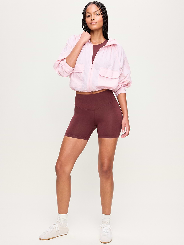 Image number 2 showing, High-Waisted PowerChill Biker Shorts -- 5-inch inseam