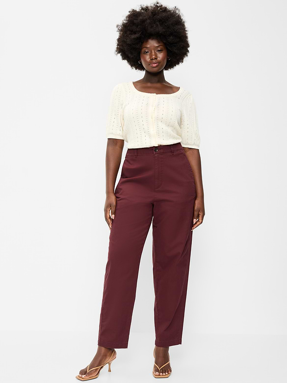High-Waisted OGC Chino Tapered Straight Pants