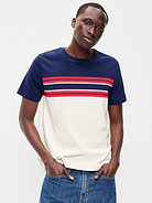 Image number 1 showing, Crew-Neck Striped T-Shirt