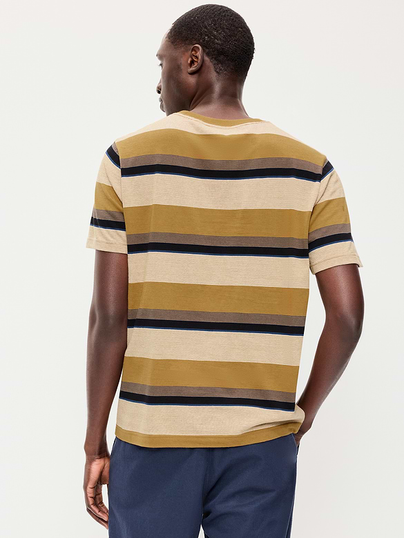 Crew-Neck Striped T-Shirt