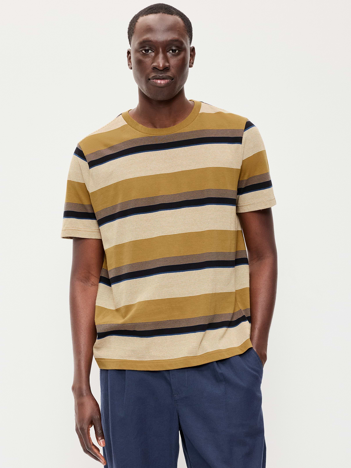 Image number 1 showing, Crew-Neck Striped T-Shirt