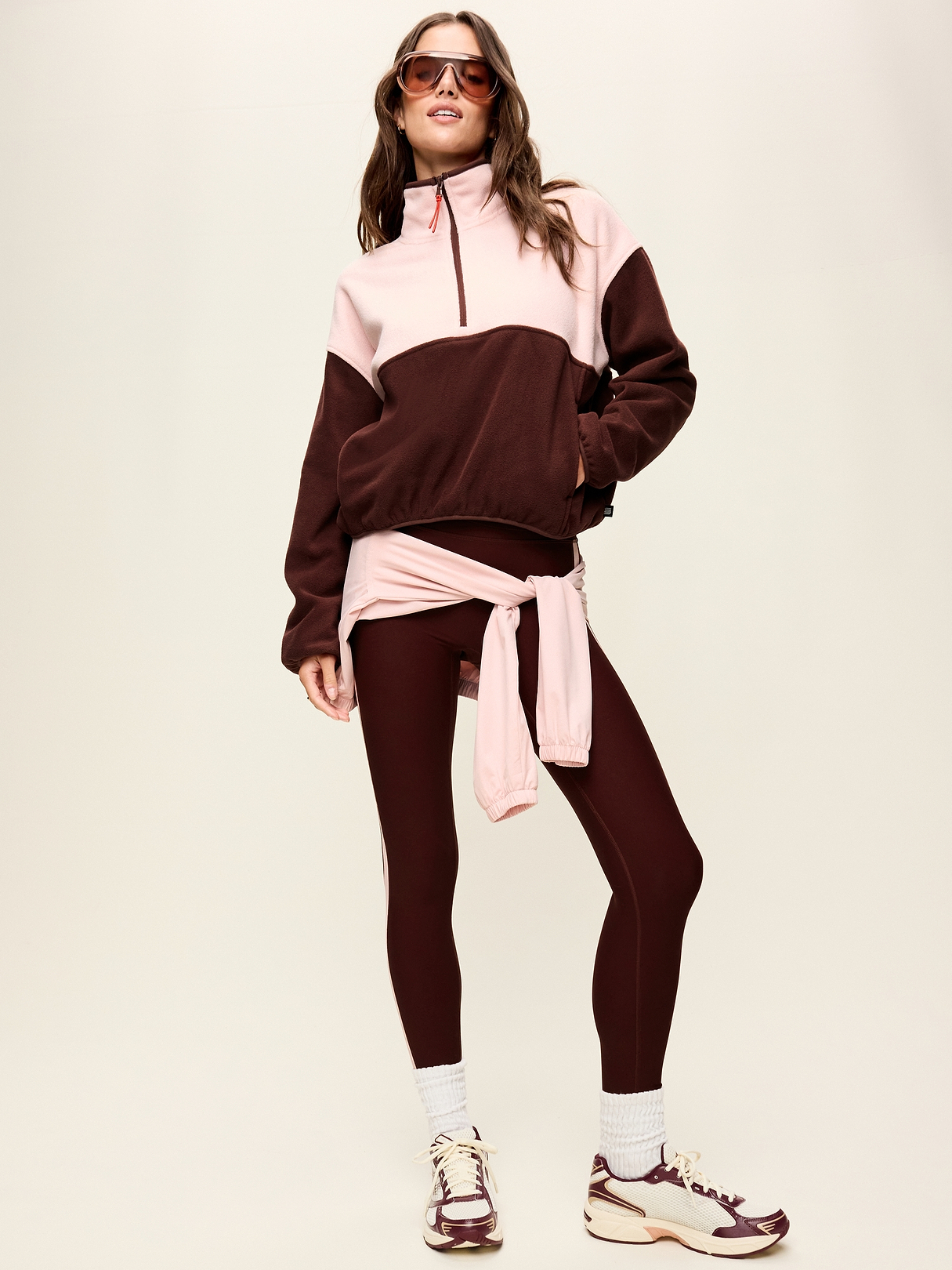 Oversized Half-Zip Performance Fleece Pullover | Old Navy