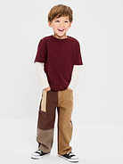 Image number 1 showing, Baggy Patched Jeans for Toddler Boys
