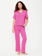 L'image numéro 1 présente Ensemble pantalon en tricot de jersey Grasse matinée