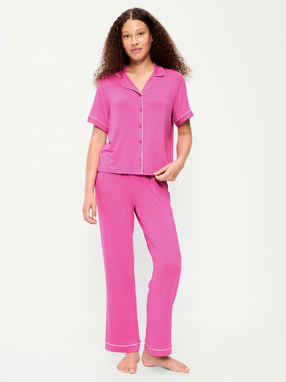 Sunday Sleep Knit Jersey Pant Set