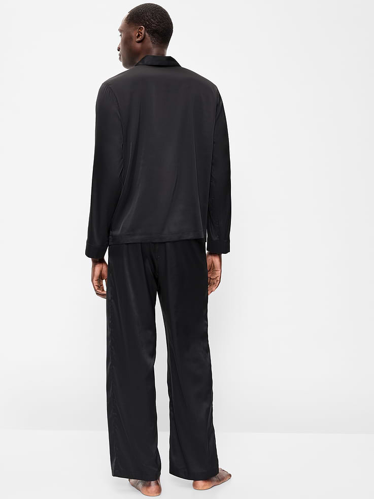 Image number 2 showing, Satin Pajama Pant Set for Men