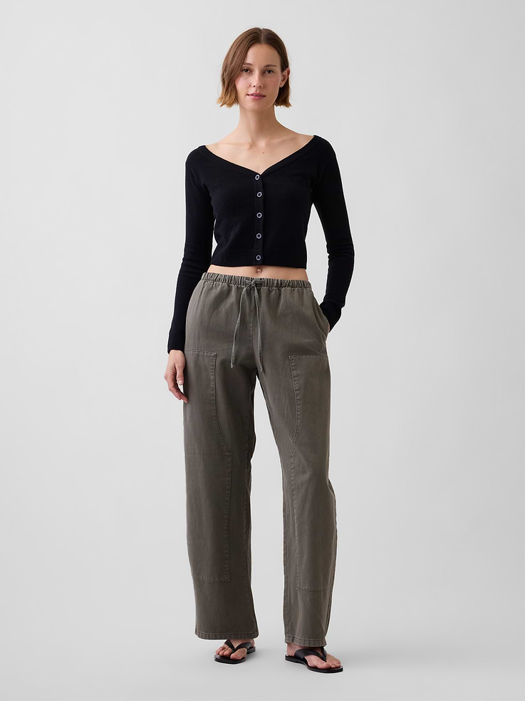 Image number 1 showing, Easy Double-Knee Barrel Pants