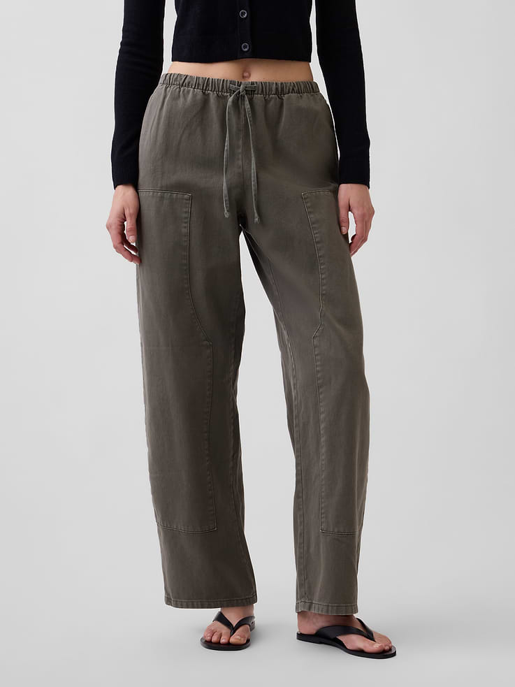 Image number 2 showing, Easy Double-Knee Barrel Pants