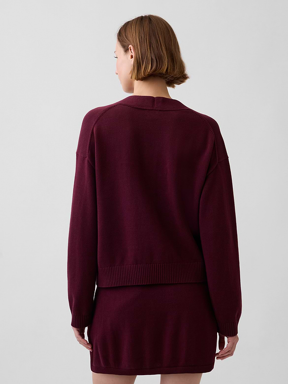 100% Cotton Oversized Cardigan Sweater