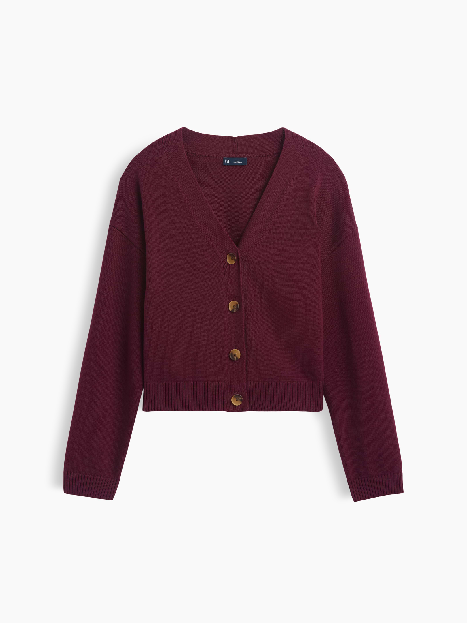 100% Cotton Oversized Cardigan Sweater | Gap
