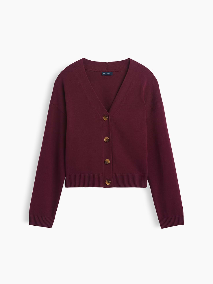 Image number 5 showing, 100% Cotton Oversized Cardigan Sweater