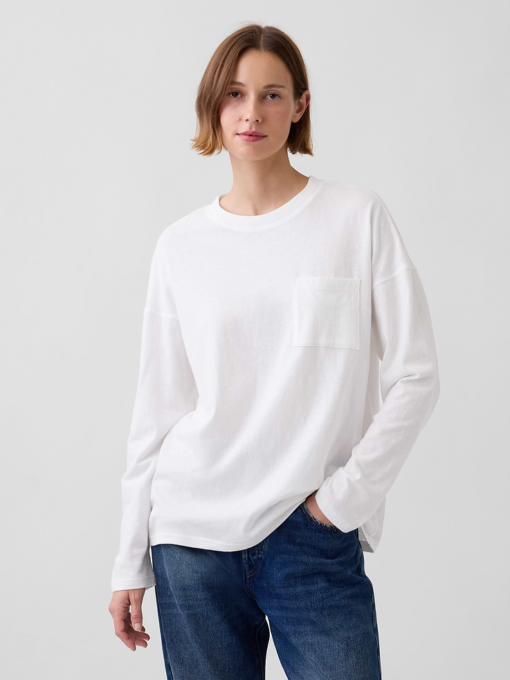 Image number 1 showing, 100% Cotton Authentic Pocket Big T-Shirt