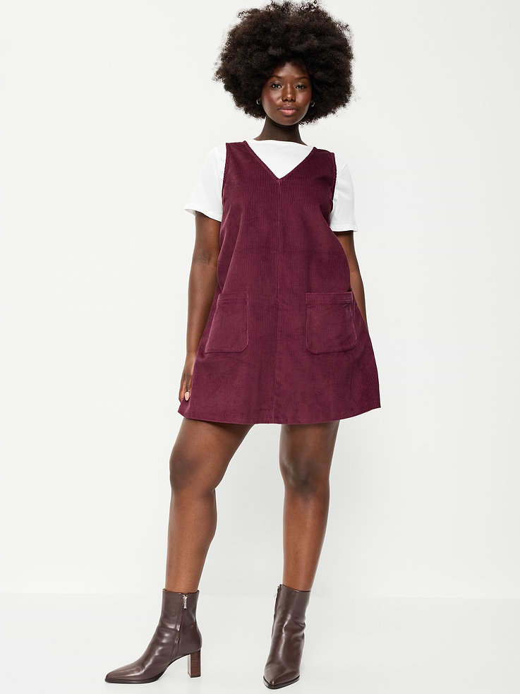 Image number 2 showing, Sleeveless Pinafore Mini Dress