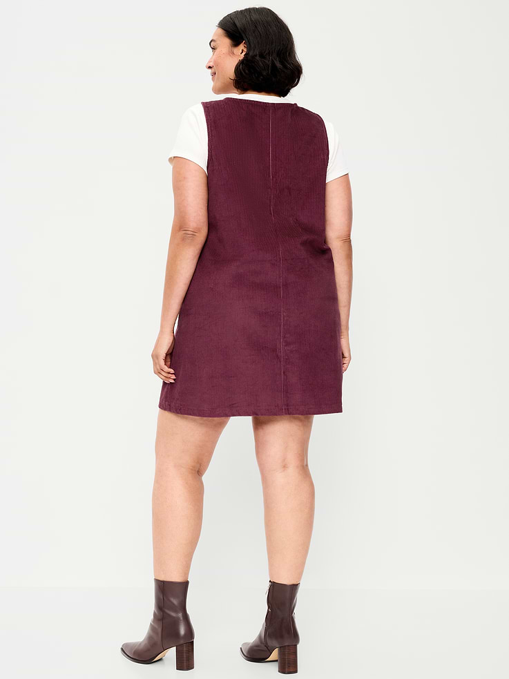 Image number 6 showing, Sleeveless Pinafore Mini Dress