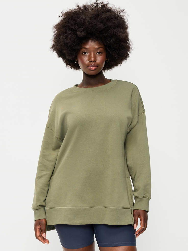 Image number 4 showing, SoComfy Relaxed Tunic Sweatshirt