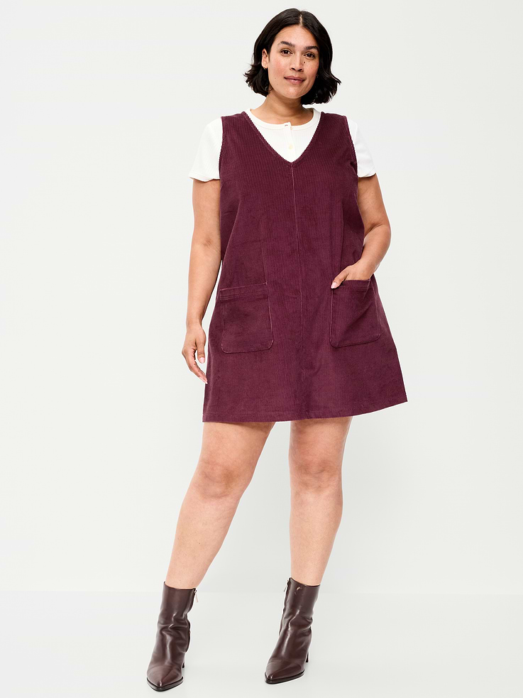 Image number 5 showing, Sleeveless Pinafore Mini Dress