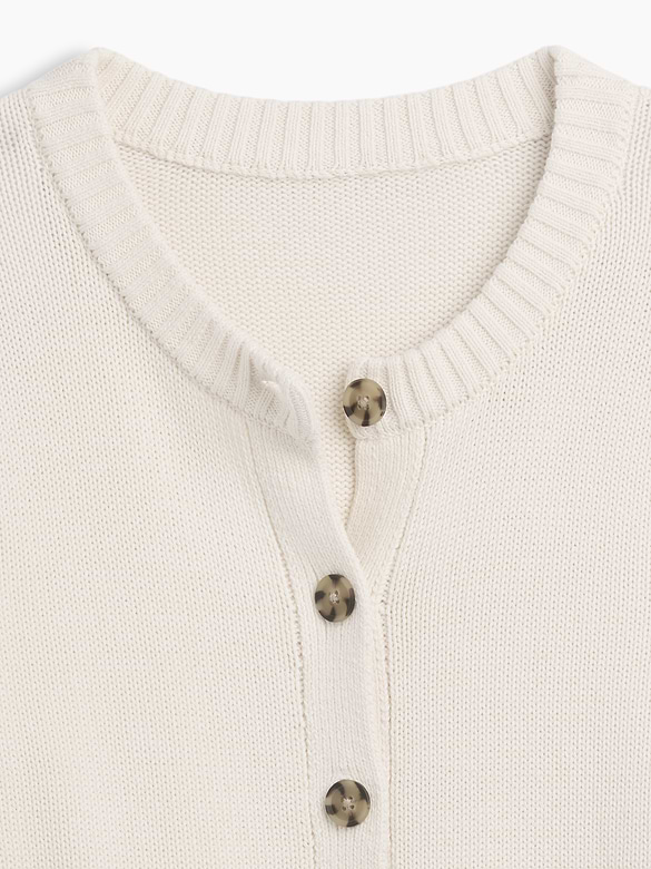 Crewneck Cardigan