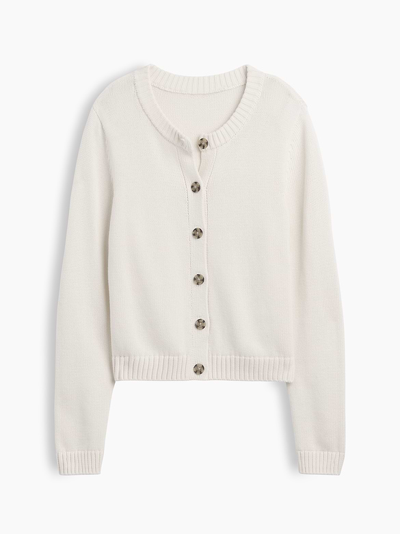 Crewneck Cardigan