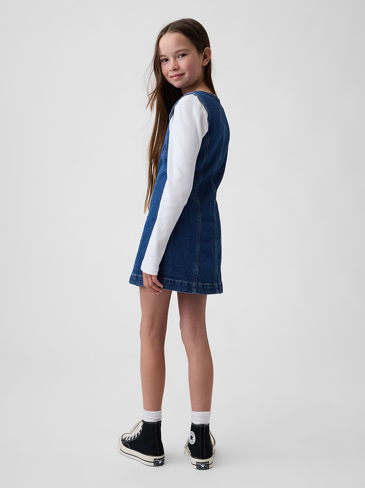 Image number 3 showing, Kids Denim Dress