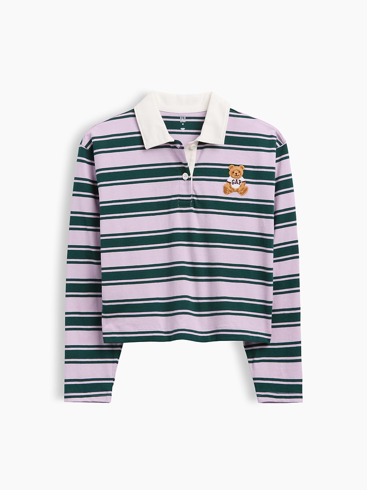 Image number 1 showing, Kids Relaxed Rugby Polo Shirt