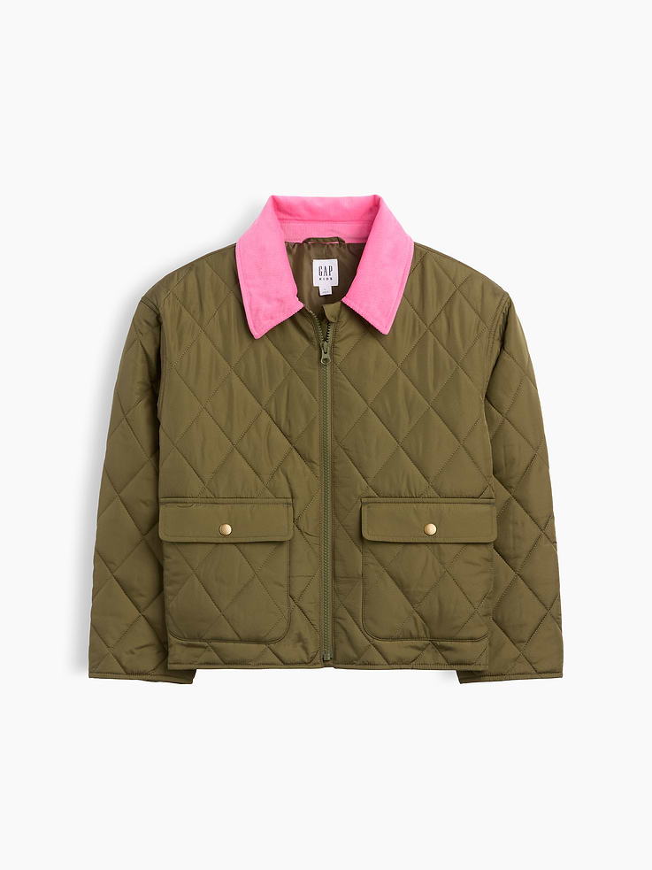 Image number 1 showing, Kids Relaxed Quilted Barn Jacket