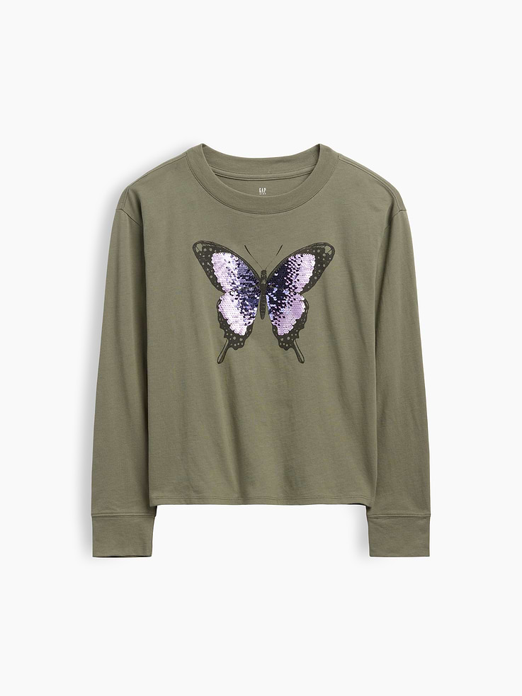 Image number 1 showing, Kids Oversized Graphic T-Shirt