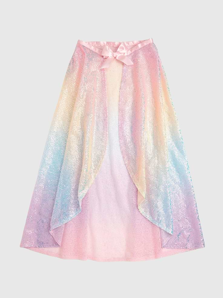 Image number 1 showing, Sweet Wink Rainbow Dream Sequin Cape
