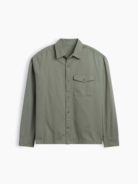 Twill Shirt in Boxy Fit
