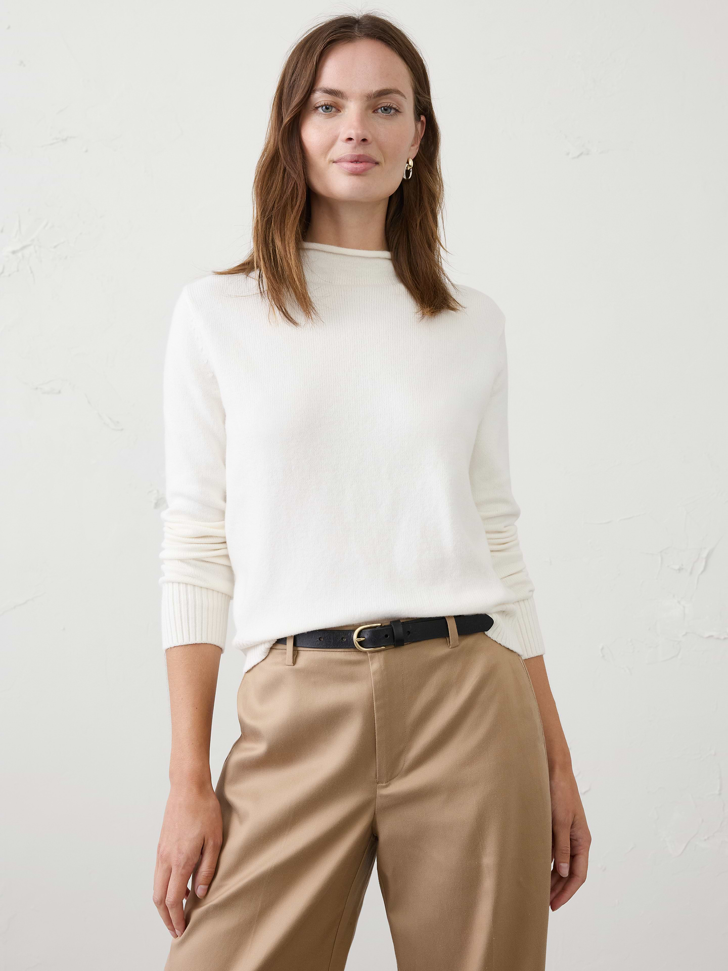Image number 1 showing, Perfectly Soft Roll Mock-Neck Sweater