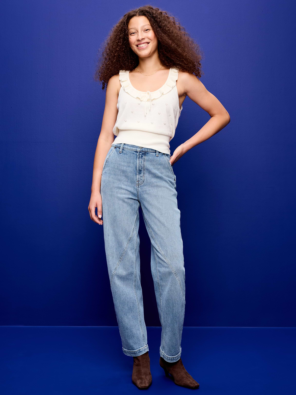 High-Waisted Baggy Barrel Jeans - Vintage Surf by Old Navy