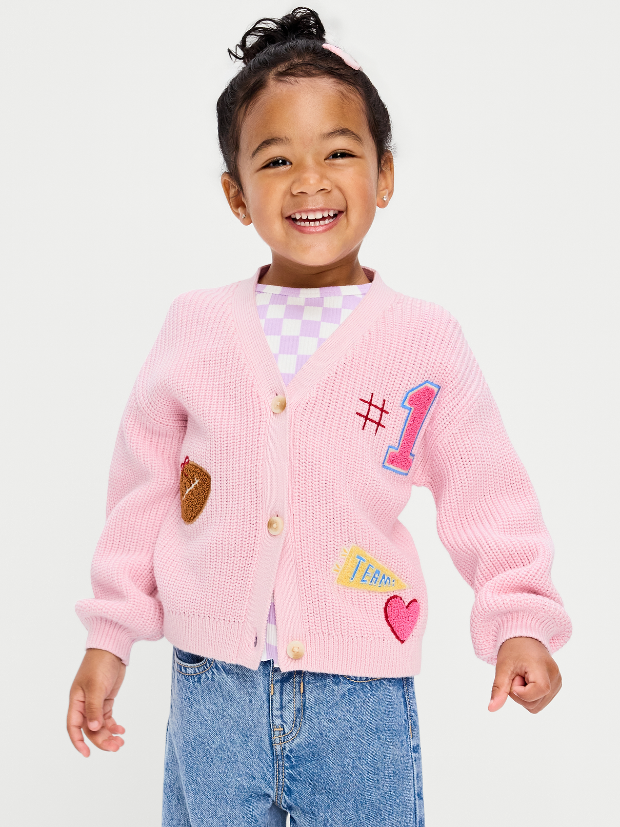 Image number 1 showing, Cardigan Sweater for Toddler Girls