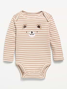 Image number 1 showing, Long-Sleeve Graphic Bodysuit for Baby
